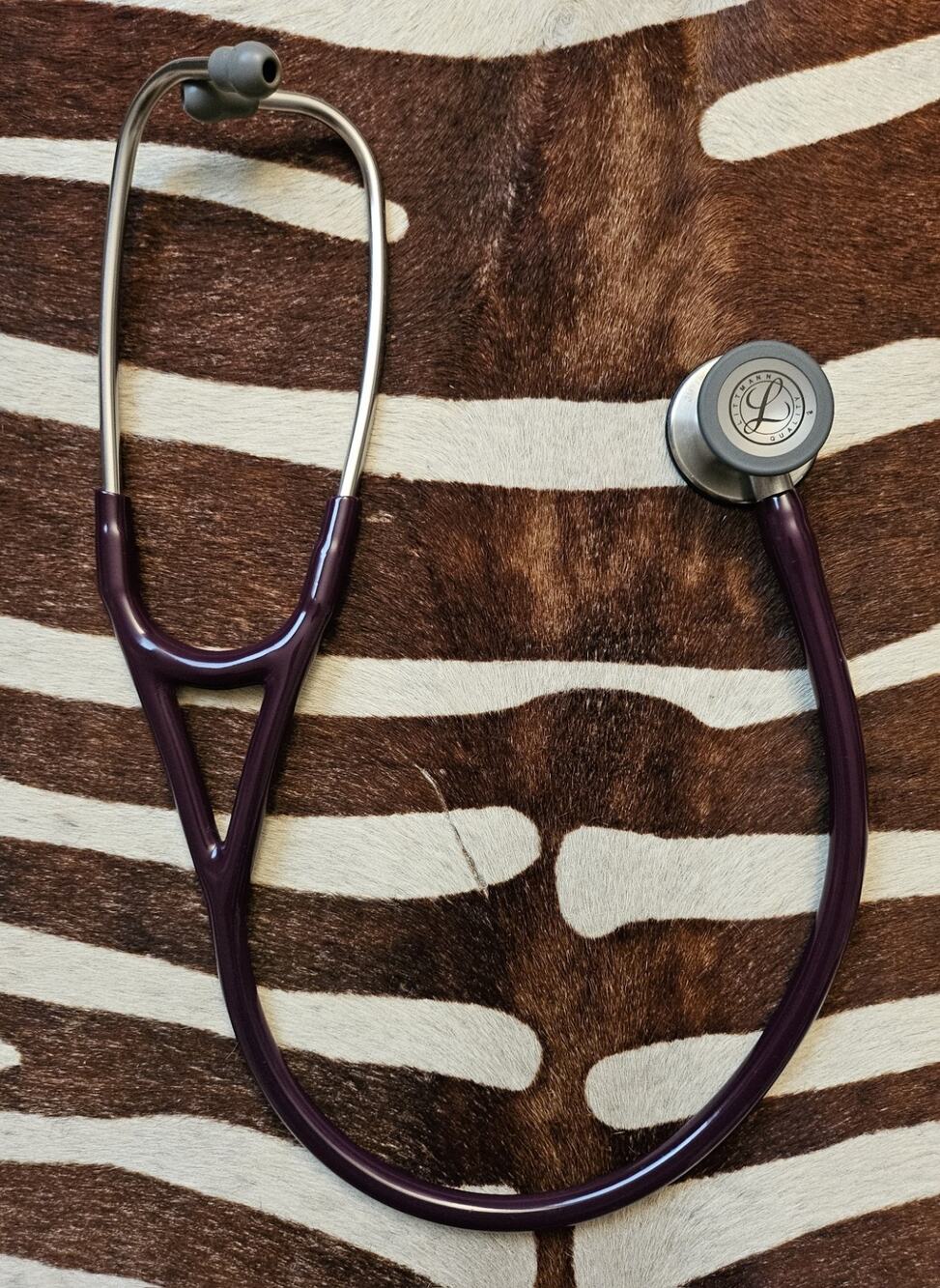 3M Littmann Cardiology IV Stethoscope Purple 27” Model 6152 Stainless Steel